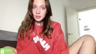 angel_from_sky - Charming college girl sweetly chatting and teasing in front of the camera