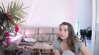 hotcaramellstv -two lesbians tease in front of the camera and have a nice chat and enjoy lavens in their pussy