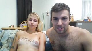 popcouple - A couple have a nice chat and tease in front of the camera