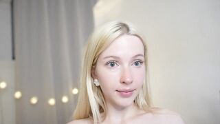 my_stella - Slutty blonde nude poses in front of the camera teasing her beautiful tits