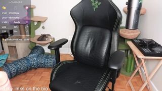 alexa_dream - Babe with big tits teases in front of the camera in a chair