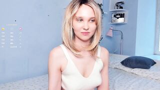 summer_lilac - blue eyed babe sweetly chats teasing in front of camera and doesn't want to undress