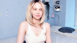 summer_lilac - blue eyed babe sweetly chats teasing in front of camera and doesn't want to undress