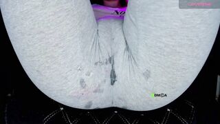 love_hard_kiru - Little girl in tights shows her pussy