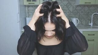 mia__lunaa - Pretty bitch in a see-through top teases in front of the camera