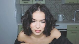 mia__lunaa - Pretty bitch in a see-through top teases in front of the camera