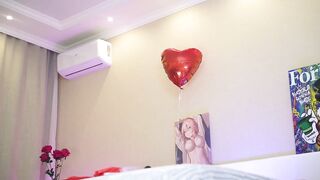 rosyemily - Young girl sucks a carved cock and then rides it like a real one.