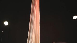 rocknrose - Sexy babe dancing naked in front of the camera erotically