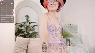 ardenthello -A babe in lingerie teases the camera.