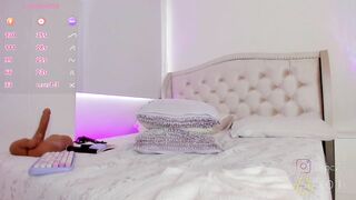 emma_dee - Young woman fucks herself with a rubber cock in her sweet pussy with a lavender inside of her