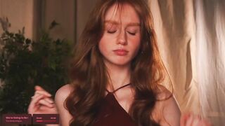 lizzy_blaze - Adorable babe sweetly chatting and teasing in front of the camera in a beautiful dress