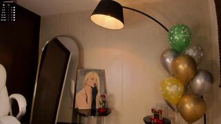 ana_carrera1 - [Titty young woman teases in front of the camera in a beautiful dress and sweetly communicates