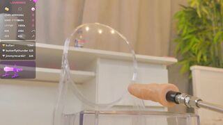 luckystrikee_ - Ass slut fucks with a rubber dick and gets colossal pleasure