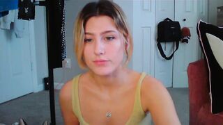 briadominick - A student is having a nice chat in front of the camera.