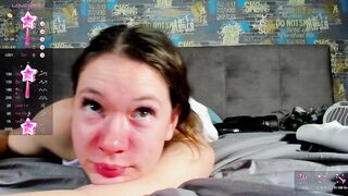 nicole_charm - Young girl sucking rubber cock and teasing on camera