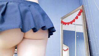 kriskras__ - Cute student teases in front of the camera and talks sweetly and is shy to undress