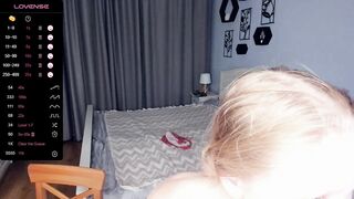 dexterity_of_love - Young woman with small tits in a dress teasing in front of the camera and sweetly chatting