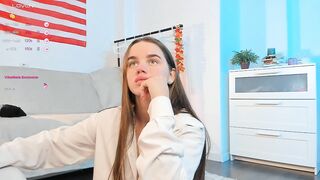 aesthetics_tease - slutty babe teasing in a shirt in front of the camera and chatting sweetly