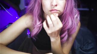 angelika_rouge - A little girl in clothes sits around chatting and teasing the camera.