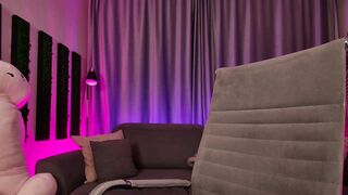 lokkiluu - Baby with red tits sweetly chatting and sucking a rubber cock