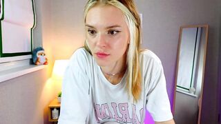 march_sun -A cute bitch dances in clothes in front of the camera and talks sweetly