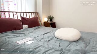 lazylittlething - babe teases on camera in panties with lavens in her pussy and gets colossal pleasure
