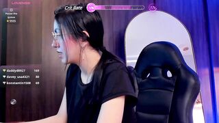 bella__fiore -A little girl with her clothes on sits around chatting and is too shy to undress in front of the camera.