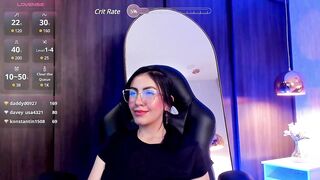 bella__fiore -A little girl with her clothes on sits around chatting and is too shy to undress in front of the camera.