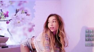 mazzanti_ - A young woman in clothes teases in front of the camera and gets pleasure from Lavens in her pussy