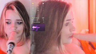 melissabowen - Slut sucks rubber cock and enjoys lavence