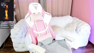 caty_cuddly - A young girl teases on camera her pussy with a lovens inside and enjoys it