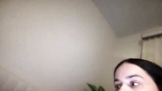 gia_is_horny - Baby girl shows her ass on camera and masturbates her pussy and enjoys it