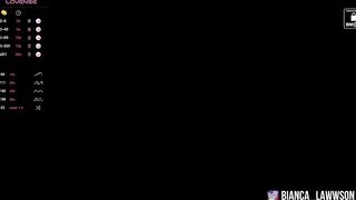 bianca_lawwson_ -the baby shows her beautiful tits, pussy with Lavens inside and an anal plug in her ass