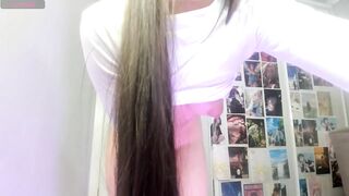seeyoumin - Slut fucks with a rubber dick and helps herself with a lavender to finish faster and get laid