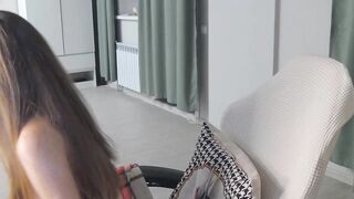 malikabb - Student girl teases naked in front of the camera and doesn't want to show her pussy
