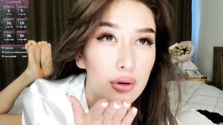 sayoko_ - Adorable babe teasing in front of the camera with her clothes on and sweetly chatting away