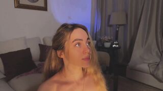tatti_1 - The slut shows her sweet tits and masturbates her pussy without showing it completely