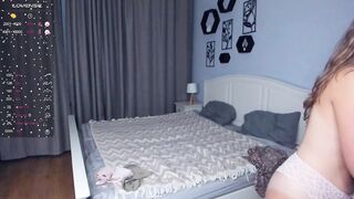 liza_janer - [adorable babe with beautiful breasts enjoys lavender in her pussy under her panties