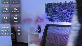 bennymurrh_ - A young woman in a dress with tattoos cutely communicates and teases in front of the camera