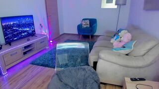 kylieety -baby cutely communicates and teases on camera and has fun