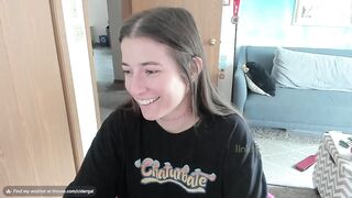 cidergal69 - The young woman talks cutely and teases in front of the camera