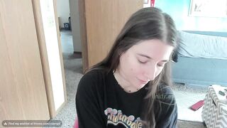 cidergal69 - The young woman talks cutely and teases in front of the camera