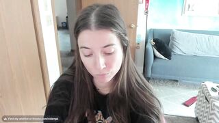 cidergal69 - The young woman talks cutely and teases in front of the camera