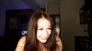mia_cloudy -A depraved young woman masturbates her pussy with her fingers and gets enormous pleasure