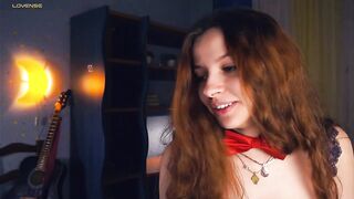 odellabowman - A young babe in beautiful lingerie cutely communicates and teases in front of the camera