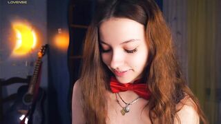 odellabowman - A young babe in beautiful lingerie cutely communicates and teases in front of the camera