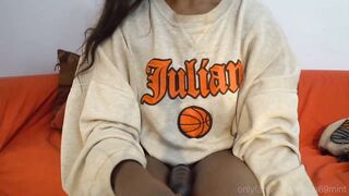 snack_time69 - Mulatto shows her hairy pussy and masturbates with a vibrator